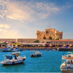 Alexandria Citadel of Qaitbay and Alexandria Library Tour